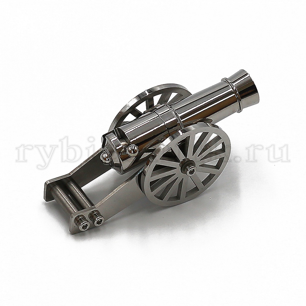 Наполеоновская пушка в миниатюре, стреляющая ядрами и порохом