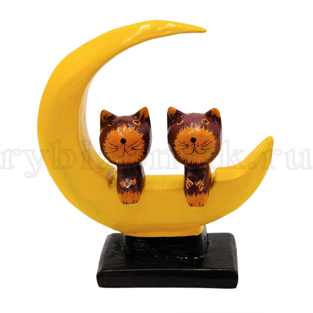 Статуэтка 2 лунных кота